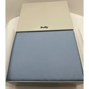 NWT Buffy Eucalyptus Sheet Set Full Fitted 2 Pillowcases Light Blue Bedding *See